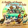 Gaggle_of_geese_and_a_clutter_of_cats
