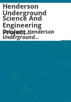 Henderson_Underground_Science_and_Engineering_Project_Advisory_Commission_____quarter_report