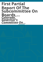 First_partial_report_of_the_Subcommittee_on_Boards__Bureaus__and_Institutions