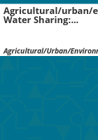 Agricultural_urban_environmental_water_sharing