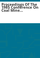 Proceedings_of_the_1985_Conference_on_Coal_Mine_Subsidence_in_the_Rocky_Mountain_Region