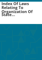 Index_of_laws_relating_to_organization_of_state_government