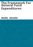 The_framework_for_general_fund_expenditures