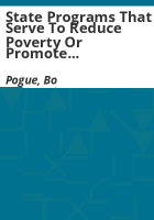 State_programs_that_serve_to_reduce_poverty_or_promote_economic_opportunity