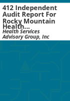 412_independent_audit_report_for_Rocky_Mountain_Health_Plans_Medicaid_Prime