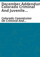 December_addendum__Colorado_Criminal_and_Juvenile_Justice_Commission__2009_recommendations_for_sentencing_reform