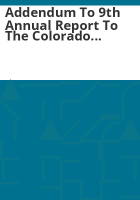 Addendum_to_9th_annual_report_to_the_Colorado_Legislature